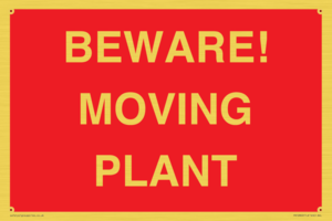 BEWARE! MOVING PLANT